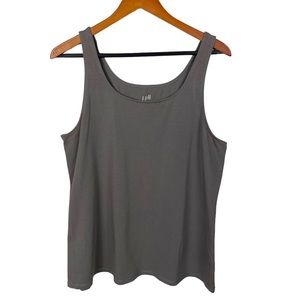 ❗️J Jill Womens Pertfect Tank Top Extra Large XL Gray Casual